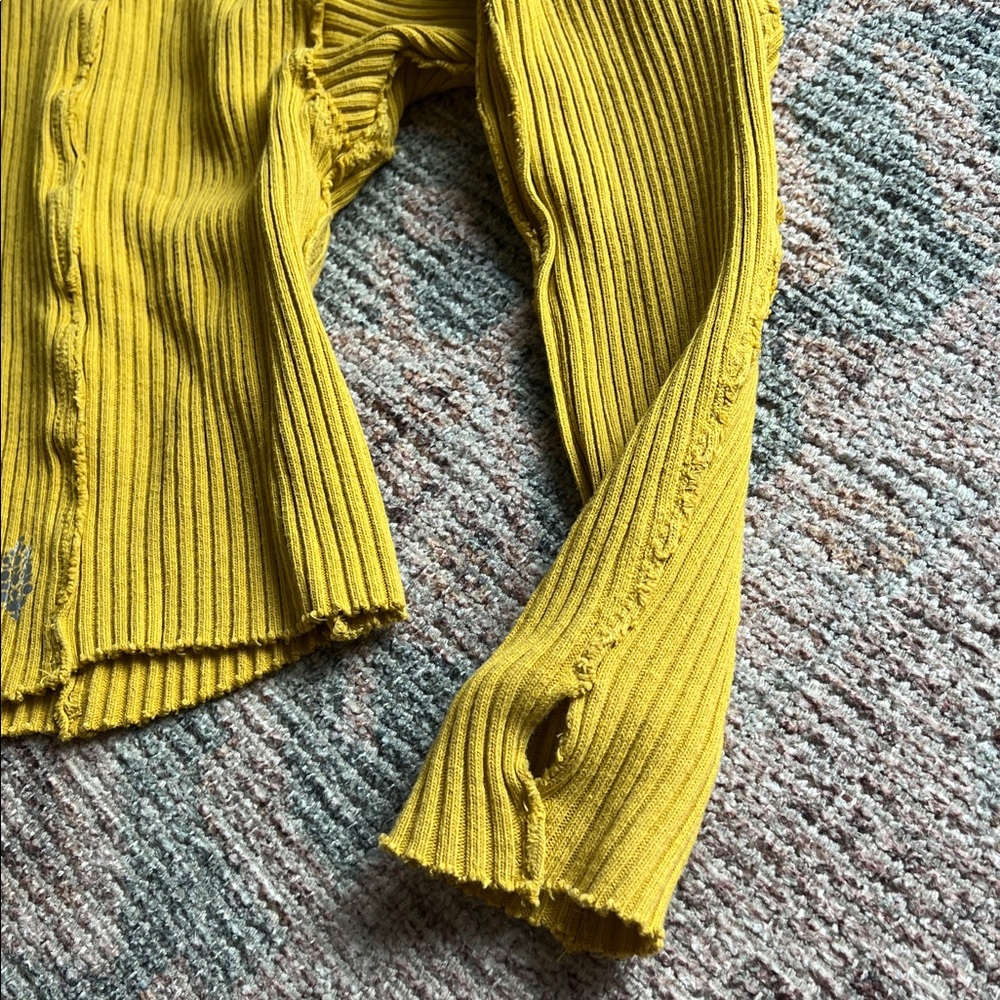 FP Movement by Free People Yellow Cowl Neck Sweater - Picture 8 of 12